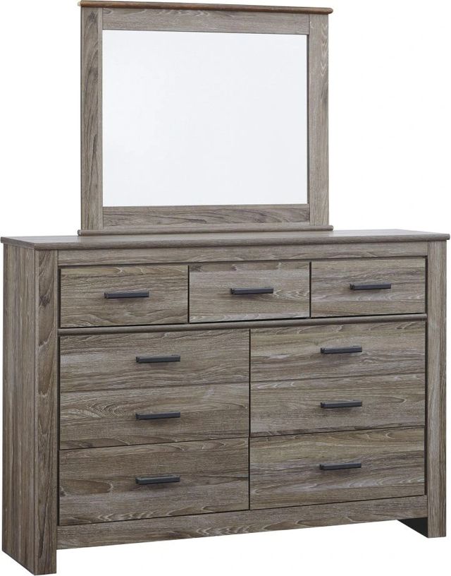 Signature Design by Ashley® Zelen Warm Gray Bedroom Mirror-3