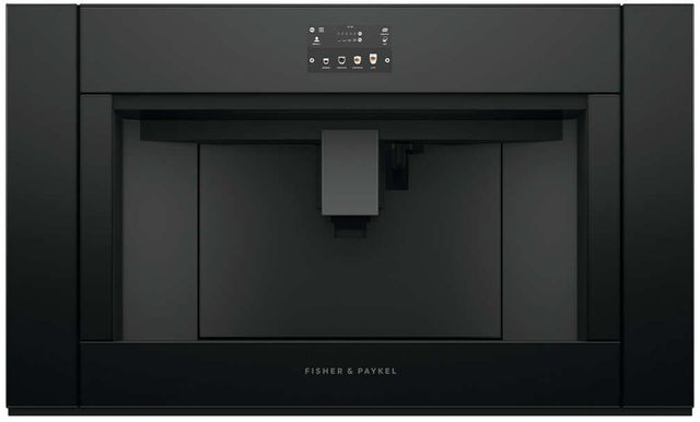 Fisher & Paykel Series 9 Minimal 30" Black Glass Built-In Coffee Maker-0