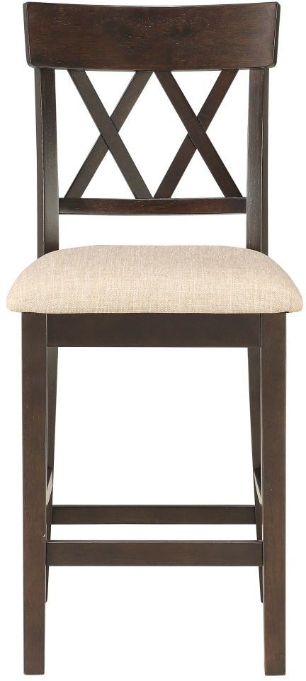 Mazin Furniture Balin Dark Brown Counter Chair-1