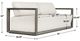 Uttermost® Remsen Oyster/Weathered Gray Fabric/Wooden Outdoor Sofa-2