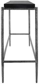 Uttermost® Crescendo Black Console Table with Dark Silver Frame-4