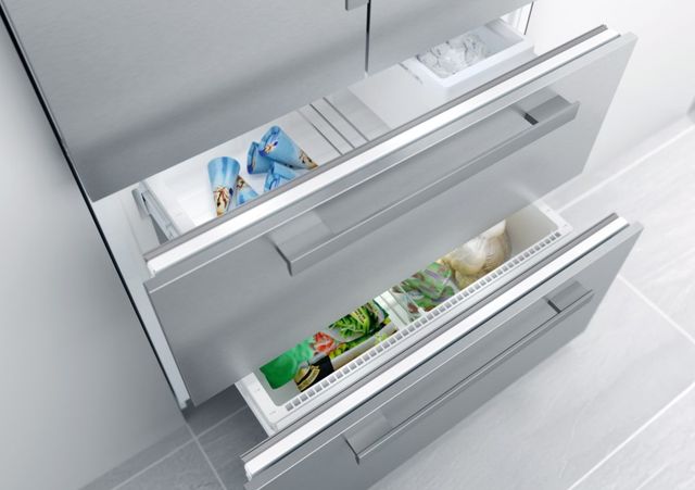 Miele 36" 18.9 Cu. Ft. Panel Ready Built In Counter Depth French Door Refrigerator-3
