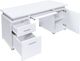 Coaster® Tracy White 2-Drawer Computer Desk-1