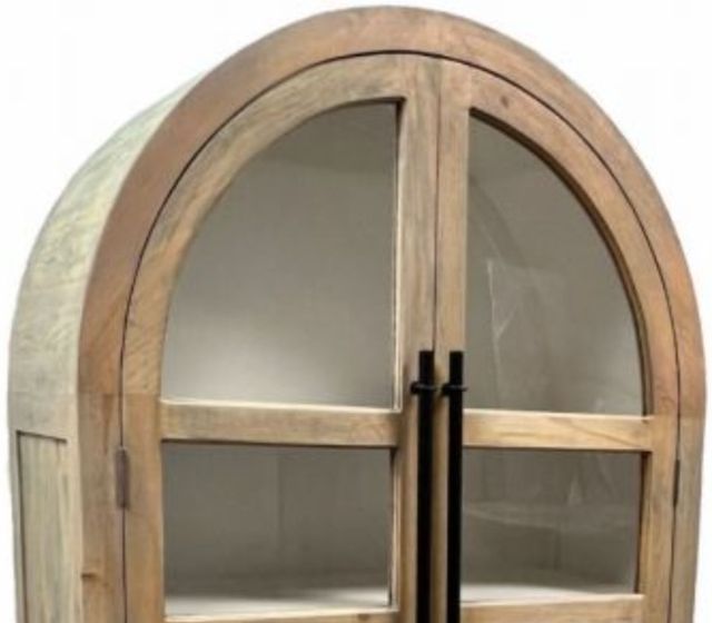 Million Dollar Rustic Natural Drift Accent Cabinet-1