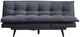 Milton Greens Stars Dark Gray Pillow Top Multi-Functional Click Clack Futon-1