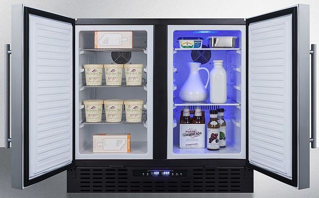 Summit® 5.8 Cu. Ft. Stainless Steel Under the Counter Refrigerator-3