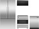 Fisher & Paykel 4 Piece Stainless Steel Induction Kitchen Appliance Package-0