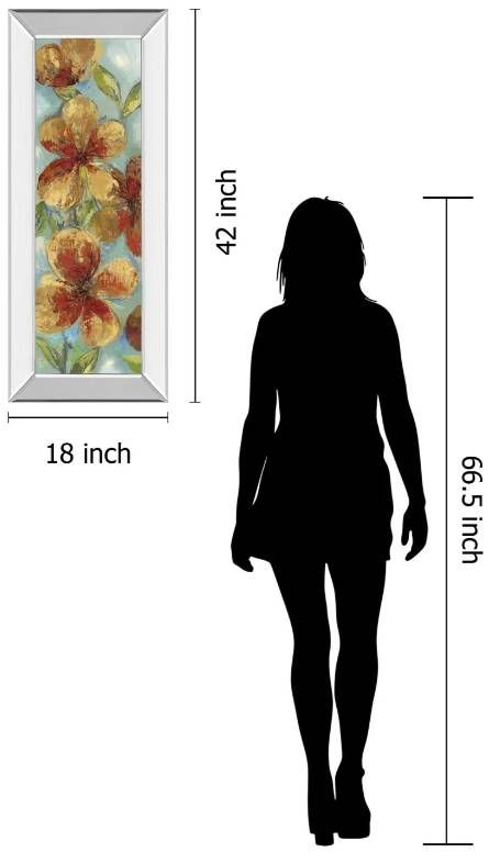 Classy Art Bliss I by Asia Jensen Mirrored Frame Wall Art-2