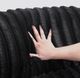 Homelegance® Goodland Black Manual Double Reclining Sofa-5