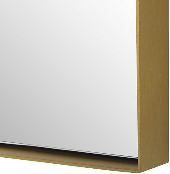 Uttermost® Sidney Brushed Brass Arch Mirror-4
