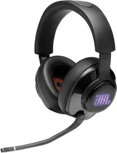 JBL Quantum 400 Black Wired Over-Ear Gaming Headphones with Mic