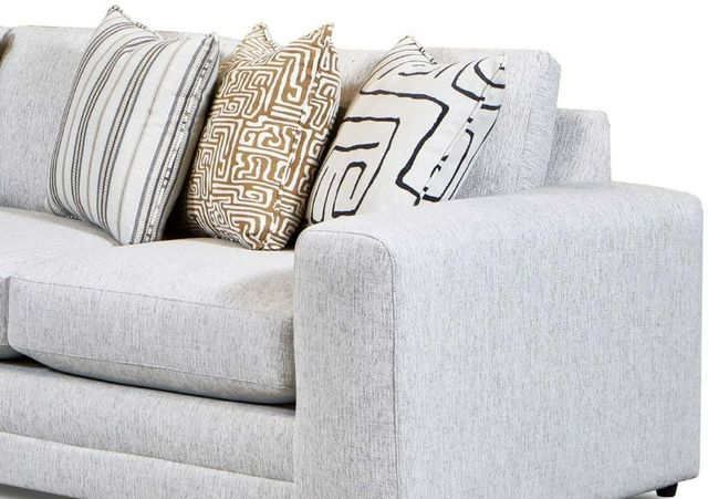 Fusion Furniture Durango Pewter 3-Piece Gray Sectional-1