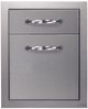 Artisan™ 16.81" Stainless Steel Two Drawer Set-0