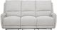 Coaster® Sylmar Dove Grey Upholstered Power Reclining Sofa-1