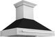 ZLINE 48" Black Matte Wall Mounted Range Hood-0