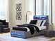 Signature Design by Ashley® Verishaw Gray Twin Upholstered Panel Bed-1