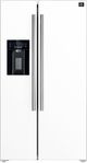 FORNO® Salerno Espresso 36" 20.0 Cu. Ft. White Side-by-Side Refrigerator-1
