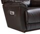 La-Z-Boy® Joshua Chestnut Leather Power Rocking Recliner with Headrest and Lumbar-1
