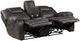 Homelegance® Gainesville Chocolate Manual Double Reclining Loveseat-2