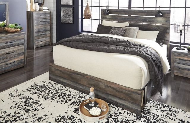 Signature Design by Ashley® Drystan Brown Full Panel Footboard-4