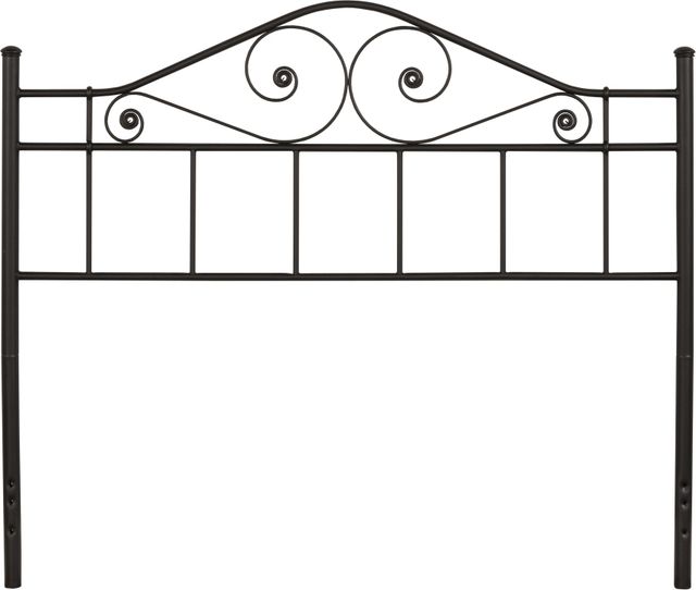 HH2 Home Harrison Textured Black Full/Queen Duo Panel Headboard-0