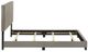 Coaster® Dorian Taupe Full Upholstered Panel Bed -4