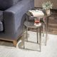 Classic Home Elinor 2-Piece Nickle Nesting Accent Table Set-1