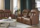 Best® Home Furnishings Customizable Suitably Leather Manual Reclining Rocker Console Loveseat-2