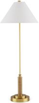 Currey & Company Ippolito Antique Brass/Natural Console Lamp-1