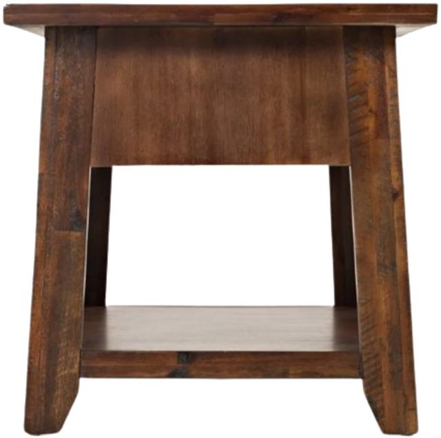Jofran Inc. Painted Canyon Brown End Table-3