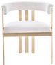 VIG Furniture Modrest Pontiac Beige/Gold Dining Chair-1