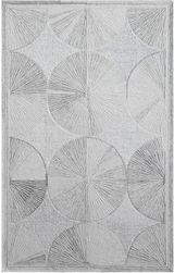 Gray Pinwheels-Ivory