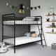Better Homes & Gardens Kelsey Black Twin over Twin Metal Bunk Bed-3