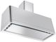 Ilve® Panoramagic 48" Stainless Steel Wall Mounted Range Hood with Silver Trim-1