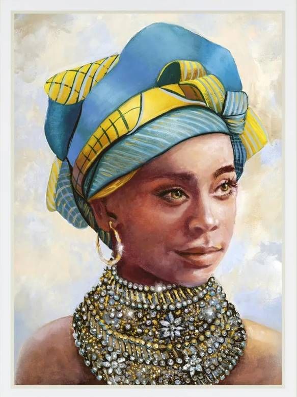 Classy Art Soulful Beauty I by Donna Brooks Mirrored Frame Wall Art-1