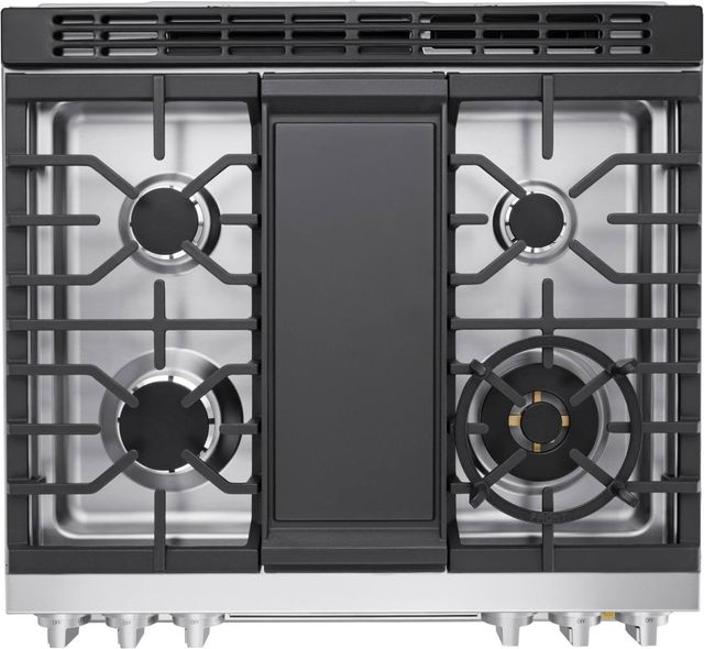 LG SIGNATURE Iconic Collection 30" PrintProof™ Stainless Steel Smart Slide-In Gas Range with AI Gourmet Camera-2