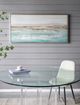 A & B Home Blue/Gold Ocean Oil Painting Wall Art-4