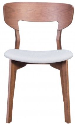 Zuo® Modern Russell Walnut/Gray Dining Chair-1