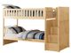 Homelegance® Bartly Natural Pine Twin Over Twin Step Bunk Bed-2