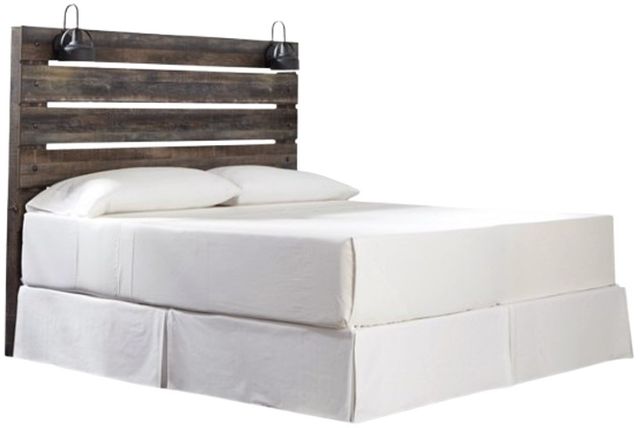 Signature Design by Ashley® Drystan Brown King Panel Headboard-1