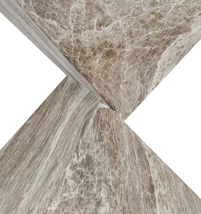 Classic Home Adler Brown/Ivory Concrete Outdoor Accent Table-4
