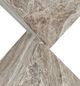 Classic Home Adler Brown/Ivory Concrete Outdoor Accent Table-4