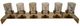 A & B Home NK Carina Gold Votive Holder-0