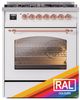 Ilve® Nostalgie II Series 30" Custom RAL Colors Pro Style Dual Fuel Range-3