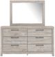 Signature Design by Ashley® Broachmyn Gray Dresser and Mirror-2