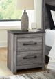 Signature Design by Ashley® Bronyan Dark Gray Nightstand-4