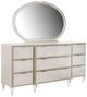 Michael Amini® Camden Court Pearl/Platinum Dresser and Mirror-0