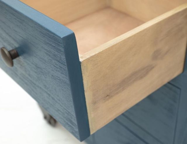 International Furniture Direct Oslo Blue Console-4