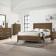 ACME Furniture Miquell Oak Eastern King Panel Bed-1