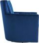 Elements International Loden Royale Cobalt Swivel Chair-2